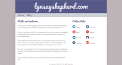 Desktop Screenshot of lynsayshepherd.com